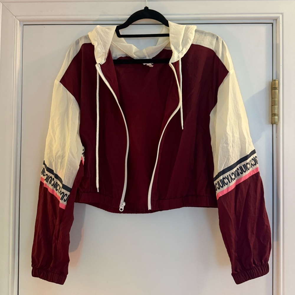 Vintage Juicy Hooded Windbreaker Jacket